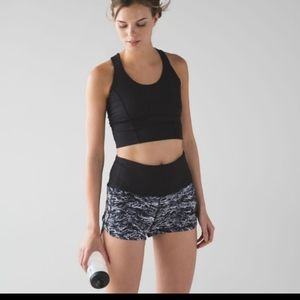 High waist lululemon speed up shorts